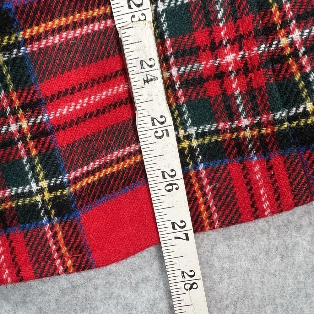 Talbots Red Tartan Plaid Blazer 16 Christmas Holiday Wool Blend Work Classic - Picture 12 of 16